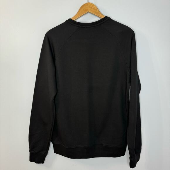 Scotch & Soda Risktaker Embroidered Sweatshirt Black Cotton French Terry Men's M - Picture 12 of 12